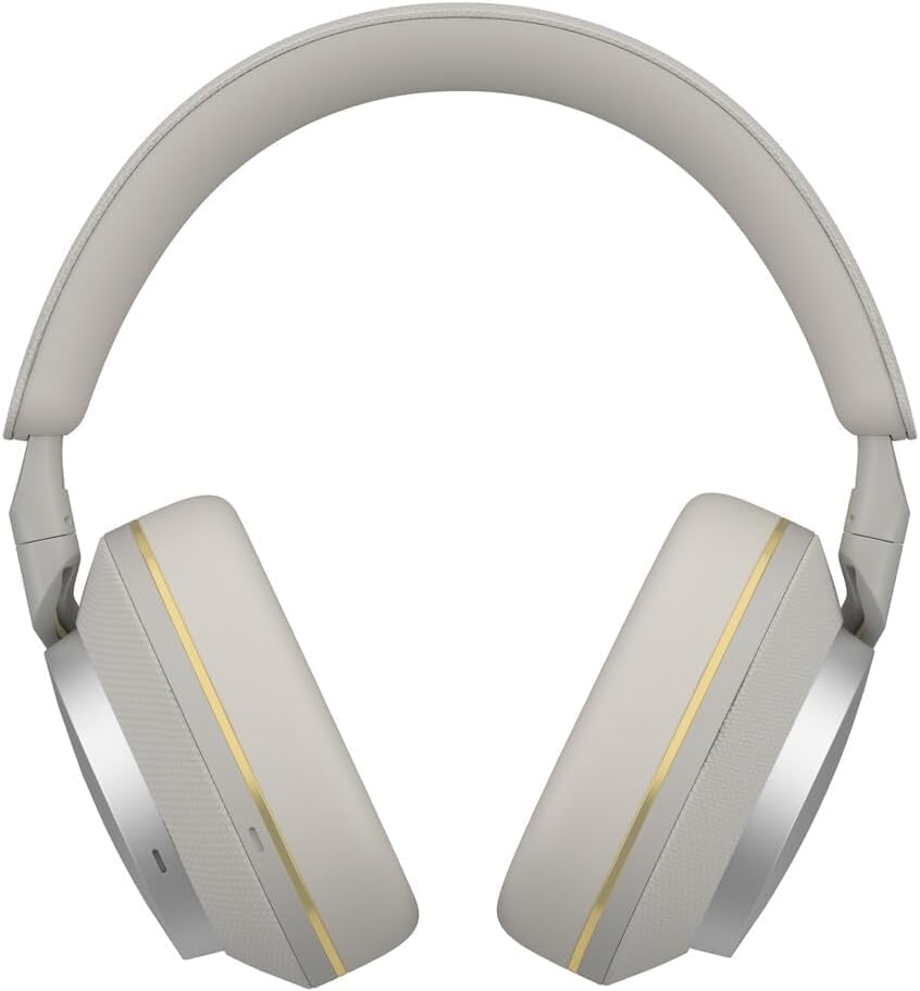 Bowers & Wilkins PX7 S2e Noise Cancelling Wireless Over Ear Headphones with Qualcomm aptX™ Adaptive & Quick Charge, 30 Hours of Playback and Six Built-In Microphone - Cloud Grey