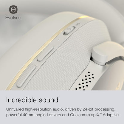 Bowers & Wilkins PX7 S2e Noise Cancelling Wireless Over Ear Headphones with Qualcomm aptX™ Adaptive & Quick Charge, 30 Hours of Playback and Six Built-In Microphone - Cloud Grey