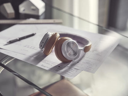 Bang & Olufsen Beoplay HX – Premium Over-Ear Wireless Bluetooth Headphones, Active Noise Cancelling, 40 Hours Battery, 6 Microphones, Headset for Work with Carrying case - Timber