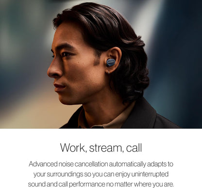 Bowers & Wilkins Pi8 True Wireless Earbuds, Noise Cancelling Earphones with 24-Bit Audio, aptX™ Lossless Bluetooth Ear buds, 6-Mic ANC, Smart Charging Case with Audio Retransmission - Jade Green