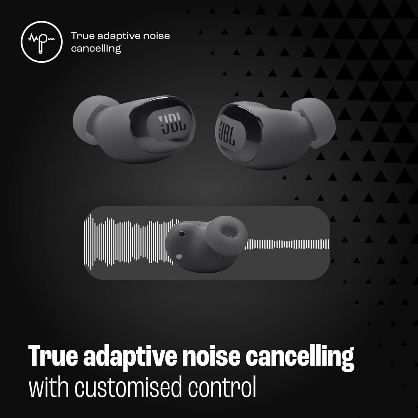 JBL Live Buds 3 Wireless In-Ear Headphones Black