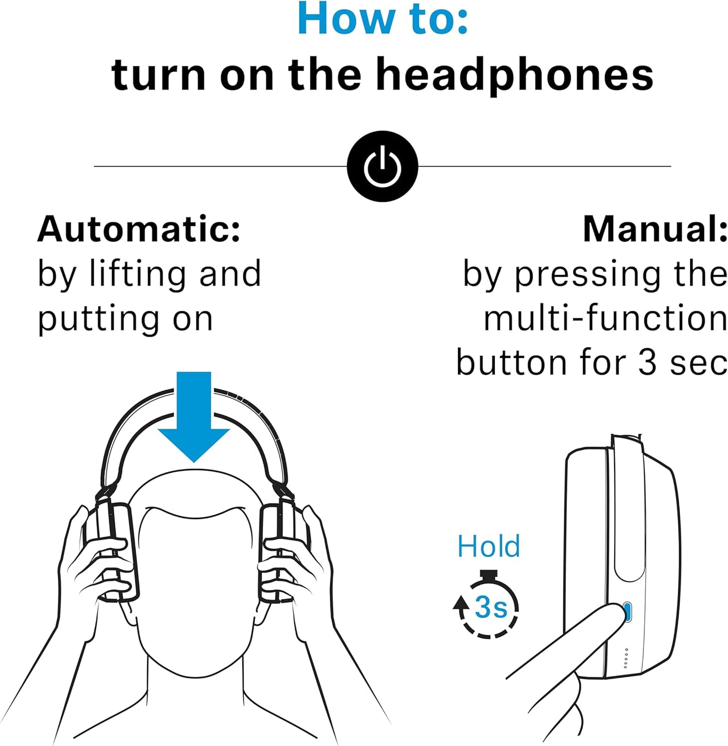 Sennheiser MOMENTUM 4 Wireless Noise Cancelling Headphones - Bluetooth Headset for Crystal-Clear Calls with Adaptive Noise Cancellation, Over-Ear Headphones, Up To 60HR Playtime, Folding Design, White