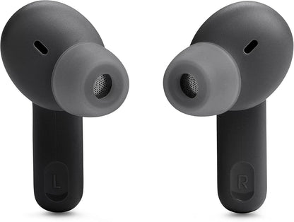 JBL Tune Beam Wireless Bluetooth Earphones, Water-Resistant and Noise-Cancelling Headphones with 48-Hour Battery Life, Black