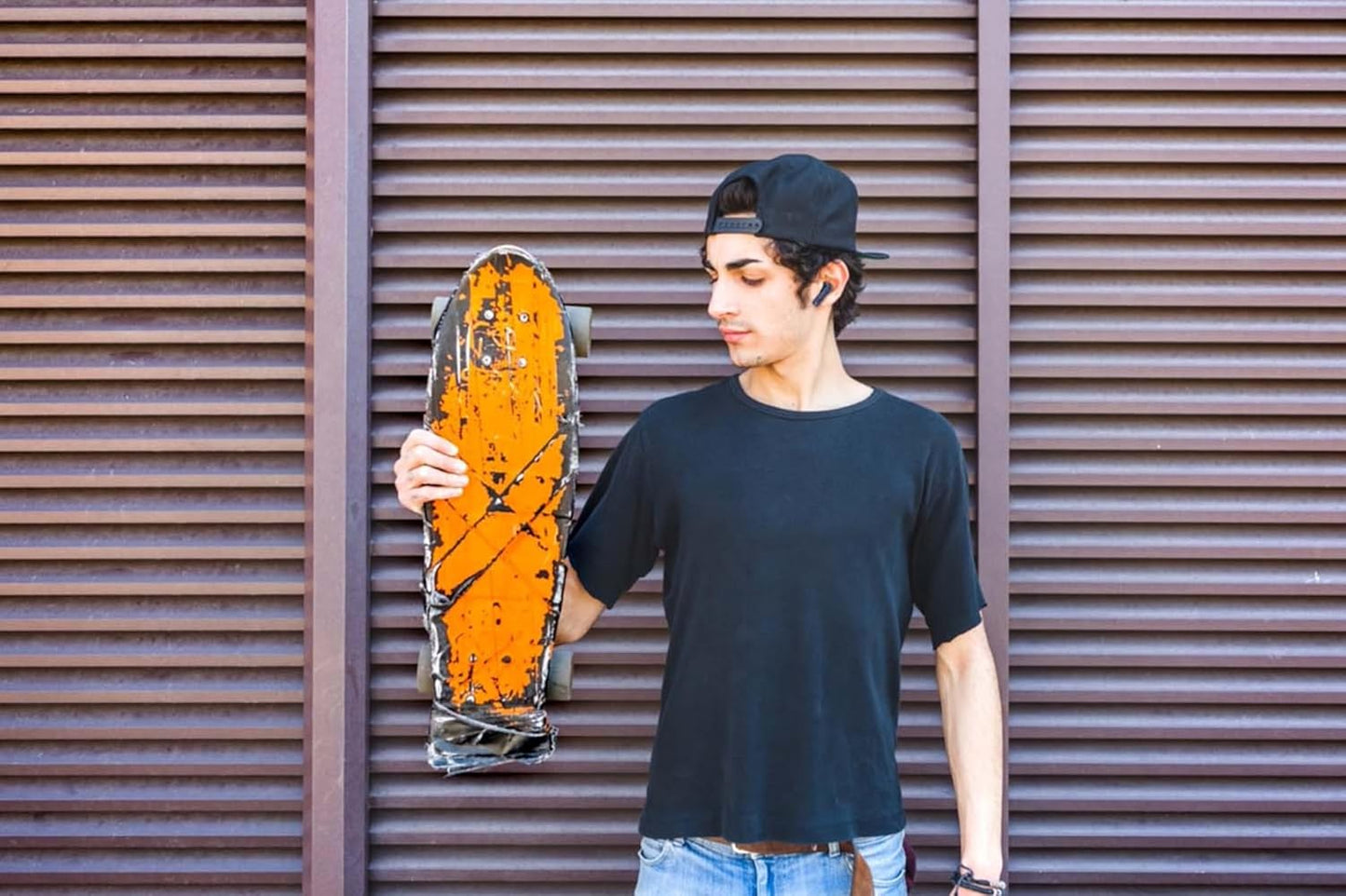 JBL Tune Beam Wireless Bluetooth Earphones, Water-Resistant and Noise-Cancelling Headphones with 48-Hour Battery Life, Black