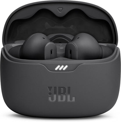 JBL Tune Beam Wireless Bluetooth Earphones, Water-Resistant and Noise-Cancelling Headphones with 48-Hour Battery Life, Black